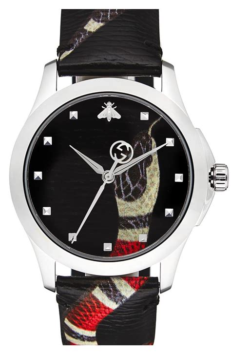 gucci brand watch for men|gucci snake watch men's.